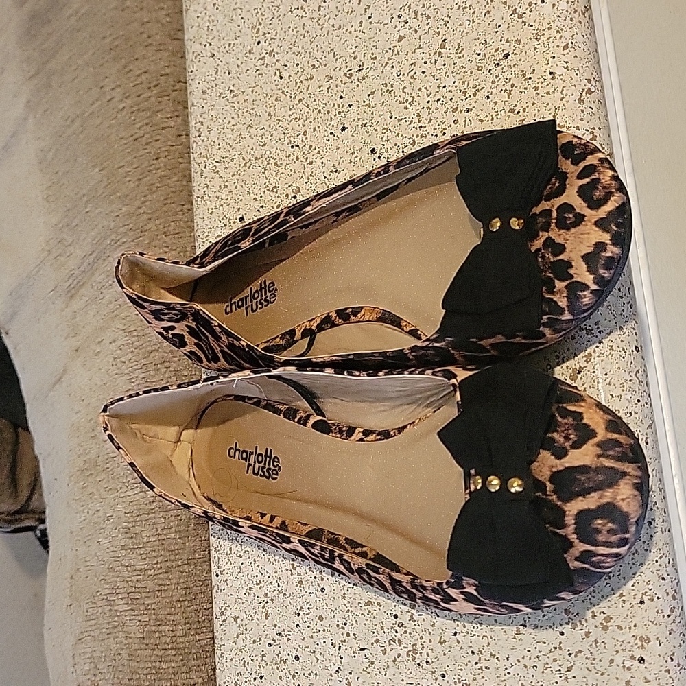Charlotte Russe Cheetah Print flats